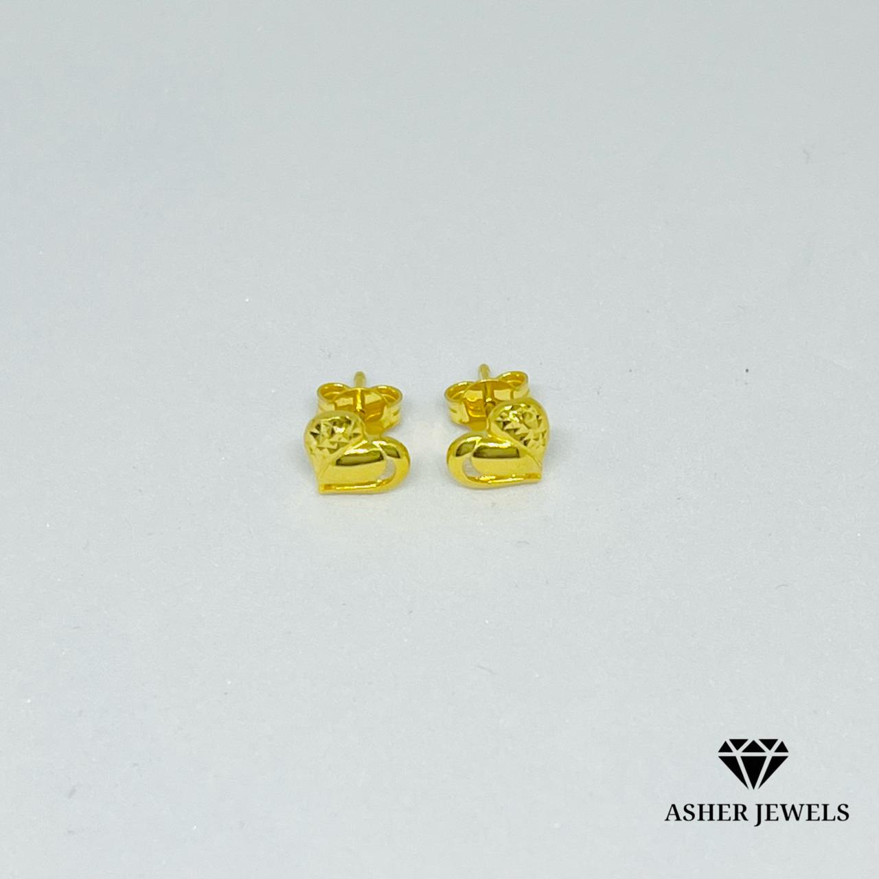 Heart Stud Earrings